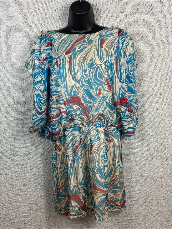 Catherine Malandrino Dresses & Skirts - Cathrine Maldonado 100% Silk Dress Women’s Size 6 Mini Length Blouson Top